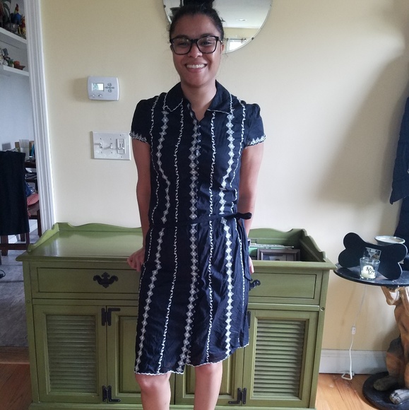 Embroidered Tweeds dress - Picture 1 of 2